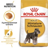 Сухой корм Canin Miniature Schnauzer Adult для взрослых собак породы миниатюрный шнауцер от 10 месяцев, 7,5кг