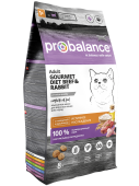 Сухой корм для кошек Probalance Gourmet Diet Beef & Rabbit с говядиной и кроликом, 8кг