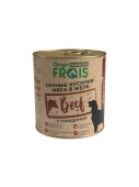 Консервы для собак Frais Classique Dog, сочные кусочки мяса с говядиной в желе, 850г